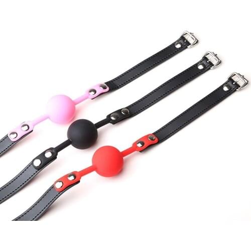 Adult Games No Dildo No Vibrator Sex Toys For Women And Men Gay Open Mouth Gag Ball Couple Mouth Gag Slave Oral SM Toys Sex Shop