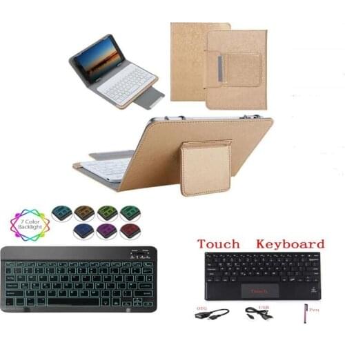Touchpad Keyboard for Lenovo Tab 4 8inch TB-8504F/8504N 8 Inch Tablet 2017 Release Light Bluetooth Keyboard Protective Case +Pen
