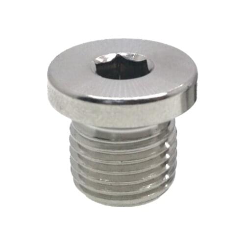 M8 M10 M12 M14 M16 M18 M20 M22 M24 M27 M30 Metric Male Thread 304 Stainless Steel Hex Socket Head End Cap Pipe Plug