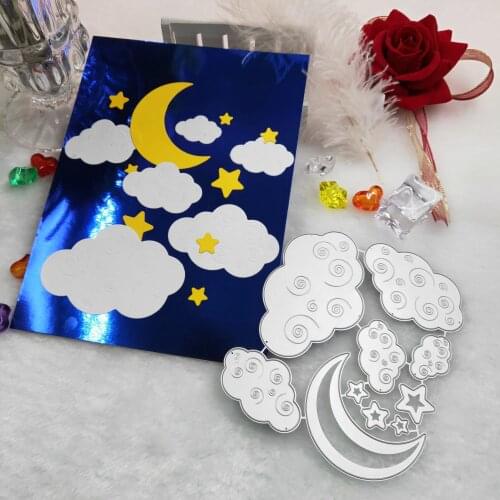 Cloud, star, moon metal cutting dies 2019 new DIY scrapbook album paper card decorative crafts embossing mould