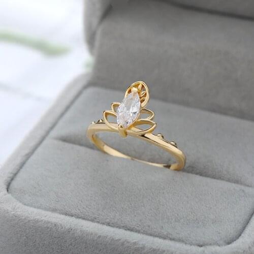 Crown Ring Zirconia Rings For Women Stainless Steel Vintage Ring Gold Silver Color Crystal Ring 2021 Trend Jewelry Anillos Mujer