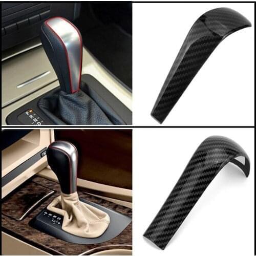 ABS Gear Shift Handle Sleeve Button Cover Trim Fit For BMW 1 3 5 series X5 Z4 E90 E92 E93 E60 E48 E81 E82 E84 E87 E85 E53 E89