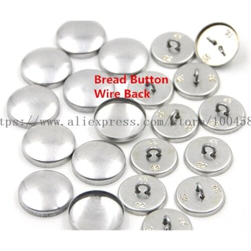Wholesales Metal Fabric Cloth Component DIY Fabric Self Covered Button Wire Back Handmade Accessories 500pcs1-5cm Free Shipping