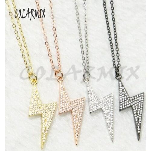 10 strands lighting necklace mix color crystal pendant accessories summer jewelry pendants necklace for women 50214