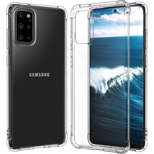 Shockproof Clear Soft TPU Case for Samsung Galaxy a31 a21 s A71 A51 M21 A41 A20 e A01 M30 S M31 A11 A50 NOTE 10 LITE S20 Plus