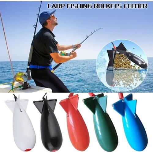 Carp Fishing Large Rockets Spod Bomb Fishing Tackle Feeders Pellet Rocket Feeder Float Bait Holder Maker Tackle Tool Accessories