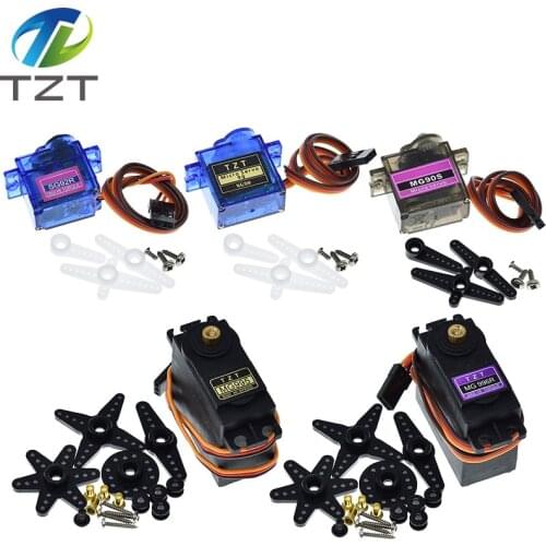 SG90 SG92R MG90S MG995 MG996 Servo Metal Gear for Model Helicopter Boat For Arduino UNO DIY Mechanical Arm MG946R MG996R