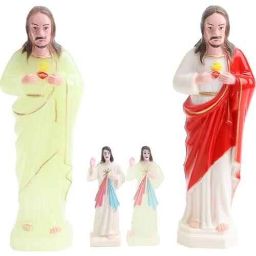 Catholic Mary Statue Madonna Handmade Virgin Mary Statue Jesus Home Decor Gift