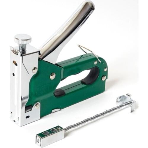 ProsKit CP-395 Heavy Duty Nail Staple gun 3 in 1 Furniture Stapler For Wood Door Upholstery Framing Rivet Gun Kit Nailers Rivet