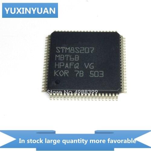 2pcs STM8S207MBT6B STM8S207 8S207 QFP80