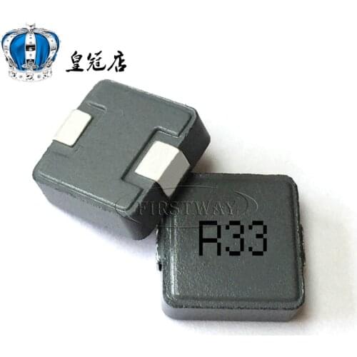 5pcs/SMD Integral forming inductors 06030 0.33UH 0630 20A word:R33 Large current 7*7*3MM
