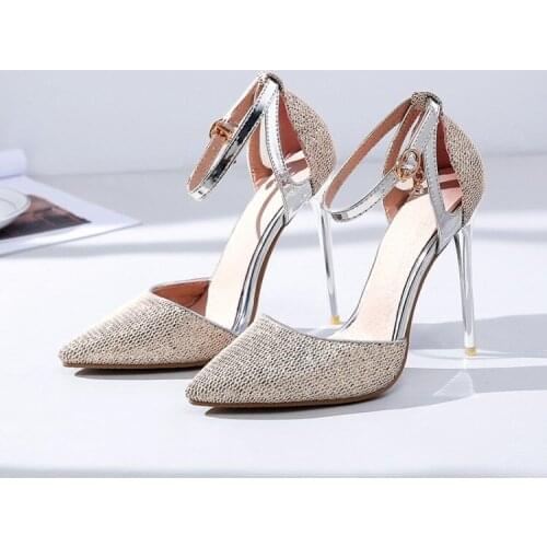 ASHIOFU Handmade Womens 12cm Super Heels Pumps D'orsay Style Party Prom Dress Shoes Large Size Fashion Evening Daily Court Shoes