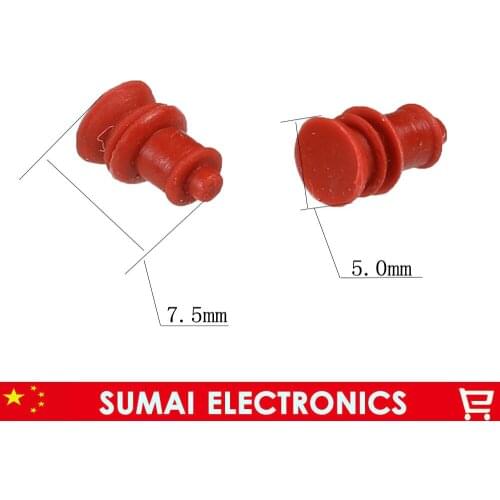 5mm Car connector waterproof ring/circle,waterproof Silicone plug,5mm solid plug Silicone sheath,seal caps for VW BMW car etc
