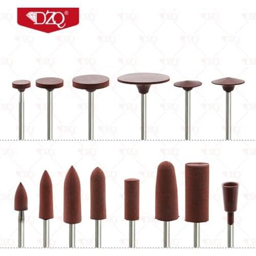 Hot sale red MOUNTED silicone points different shapes finishing tools for dental use or jewelry finishing