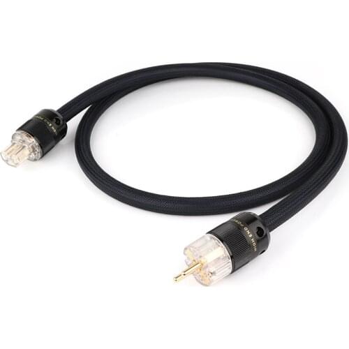 Hi-End Hifi Audio Power Cable Power Cord with EU Plug Tube amplifer