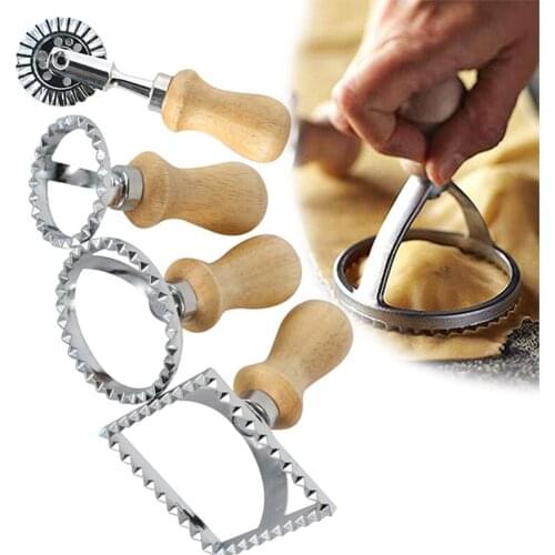 Stainless Steel Cake Pie Biscuit Embossed Baking Tool Dumpling Edge Cake Dessert Mold Pie Pizza Fruit Cutter Baking Accessories