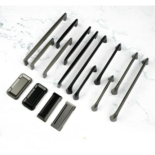 K Gold Room Cabinet Door Handle Modern Zinc Alloy Wardrobe Drawer Knobs Home Decoration Furniture Hardware