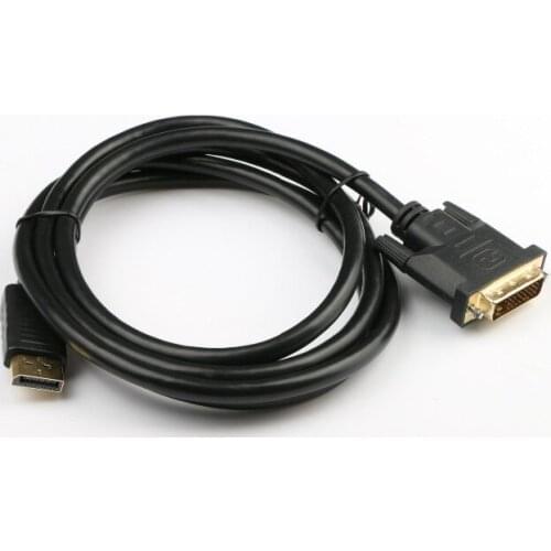 100pcs/lot* Thunderbolt DP to DVI cable Display Port Male to DVI Male Converter Cable Adapter PC Laptop 6FT / 1.8M