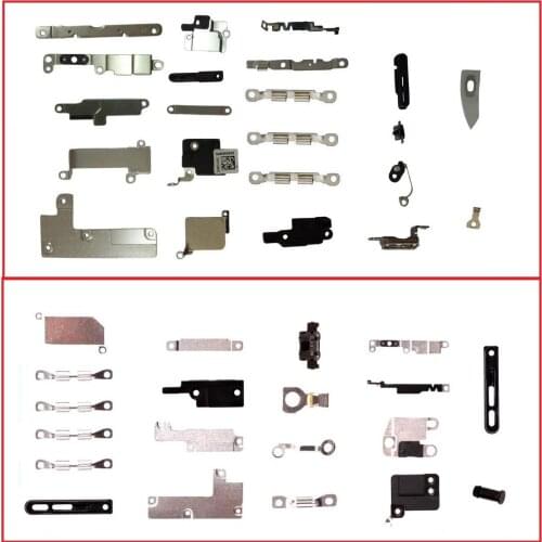 Full body inner Small Metal iron Parts For iPhone 7 & 7 plus Small holder bracket shield plate set kit phone replacement Repair