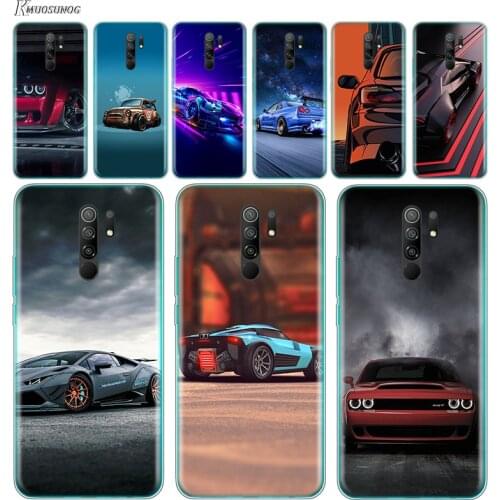 Transparent Cover luxury cool sports car For Xiaomi Redmi K40 K30i K30T K30S K30 K20 10X GO S2 Y2 Pro Ultra Phone Case