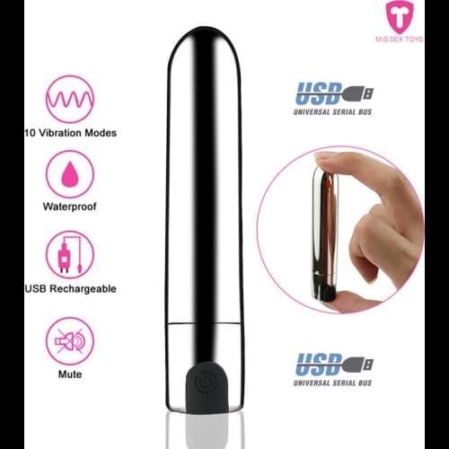 Adult Sex fidget Toys USB Charge Mini Powerful Bullet Vibrator For Women Clitoral Stimulator G Spot MasturbationErotic Female