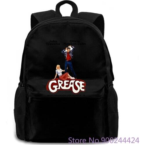 GREASE Cult Movie Frankie Valley John Travolta Olivia Newton Homme Latest women men backpack laptop travel school adult