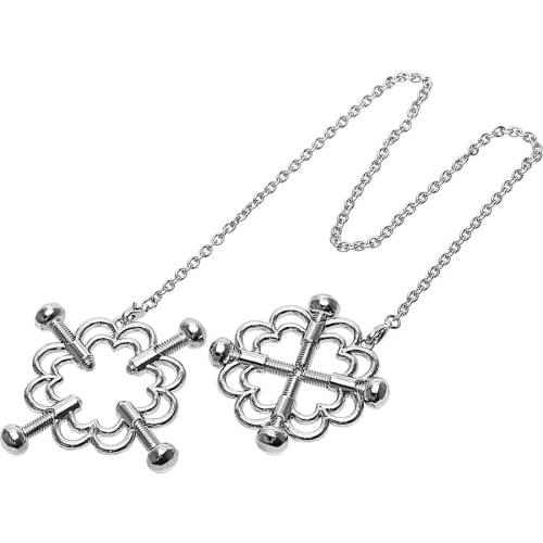 Nipple Clamps Stainless Steel Adult Games A Pair Erotic Toys Nipple Stimulator Breast Clips Sex Toys for Couple