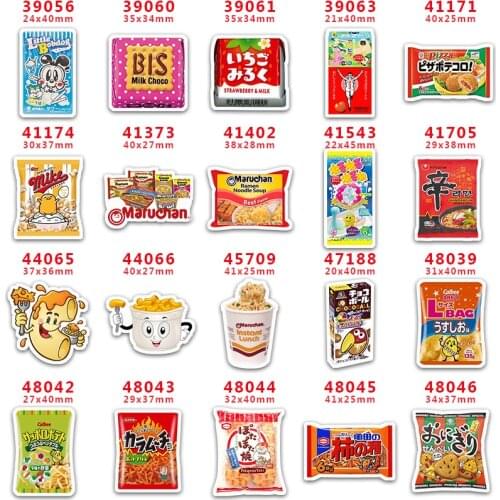 30pcs/lot MOM and Baby Notes Flat Resins Food Boss Planar Resin For Hair Bow Characters PR39056