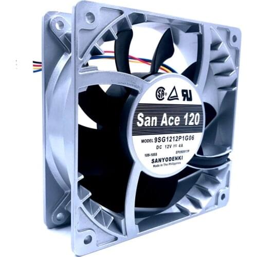 9SG1212P1G06 For Sanyo New 12cm high temperature fan speed fan violence 12038 12V 4A