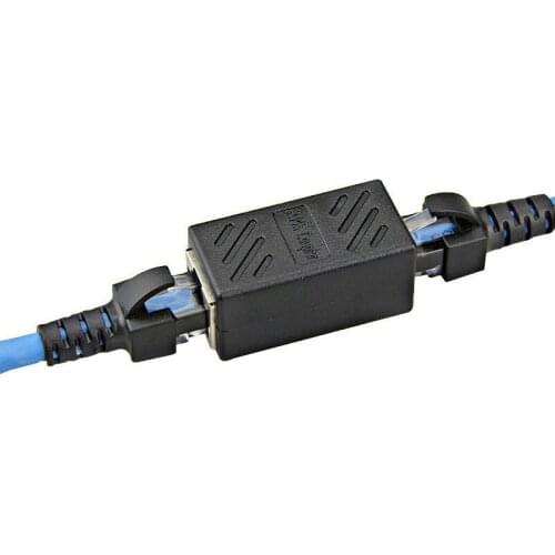 5Pcs Ethernet Cat5e RJ-45 Female Network LAN Coupler Extender Connector Adapter