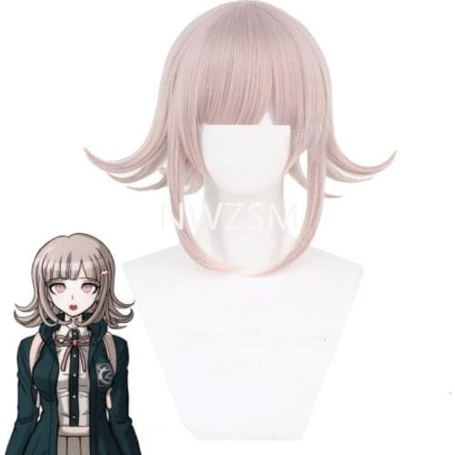 Anime DanganRonpa Nanami ChiaKi Wig Cosplay Costume Dangan Ronpa Heat Resistant Synthetic Hair Women Wigs