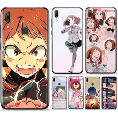 Uraraka my Hero Academia Silicone Cover For Huawei P Smart 2021 2020 Z S Plus Mate 30 20 10 Pro Lite 2019 2018 Phone Case
