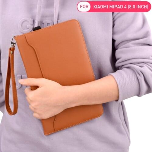 For Xiaomi Mi Pad 4 Case Shockproof Cover PU Leather Business Mipad 4 Smart Flip Tablet Case 8 inch Mi Pad4 Magnetic Fundas Capa