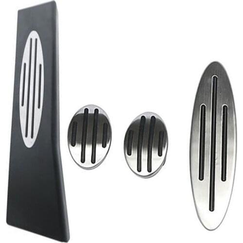 Gas Fuel Brake Footrest MT Pedal Pad for MINI Cooper One Hatch Hardtop Countryman JCW R56 R60 R61 F54 F55 F56 Car Styling