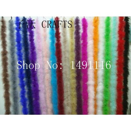 Heat! 2 meters long / pieces beautiful Turkish feather strip, DIY gift box, clothing, wedding, party, party and other decoration
