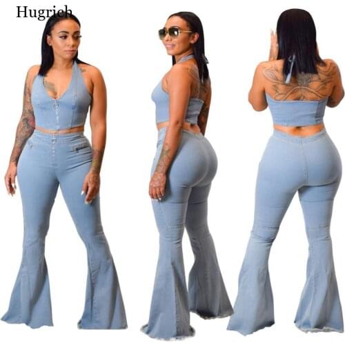 Женские джинсы клеш Hugrich China At AliExpress