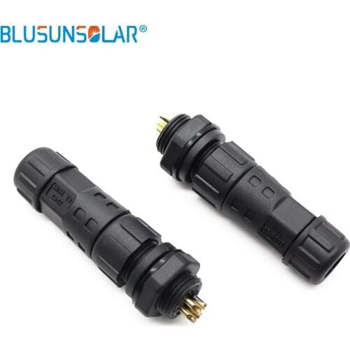 M12 Waterproof Connector Wire To Male Panel Front Panel Mount and Rear Panel Mount 2Pin 3Pin 4Pin 5Pin 6Pin 8Pin