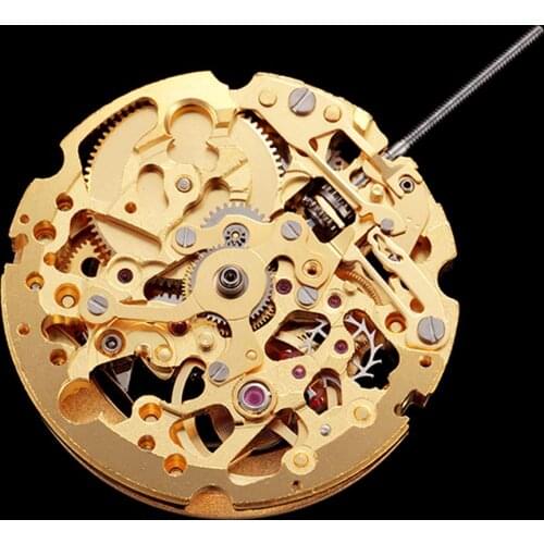 MIYOTA 8N24 Gold White Hollow Skeleton Automatic Mechanical Movement 21 Jewels Made in Japan CITIZEN