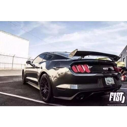 MONTFORD Car Styling For Ford Mustang 2015 2016 2017 2018 APR Style High Quality Carbon Fiber Modified Rear Spoiler Tail Wing
