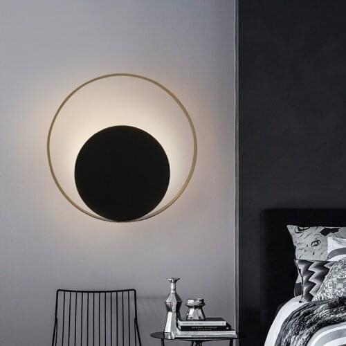 New Postmodern simple creative wall light led bedroom bedside decoration Nordic designer living room corridor hotel wall lamps