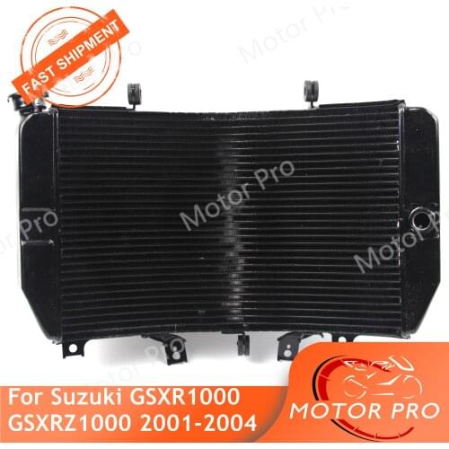 Radiator For Suzuki GSXR 1000 2001 - 2004 Motorcycle Accessories Cooling Cooler GSX R GSX-R GSXR1000 GSXR1000Z 2003 2004 Black
