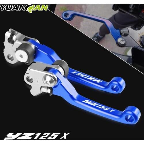 For YAMAHA YZ125X YZ125 X YZ 125X 2017-2018 CNC Motorcycle Accessories Dirt Bike Pivot Lever Handle Lever Brake Clutch Levers