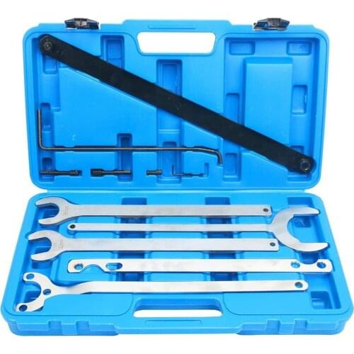Fan Clutch Water Pump Service Clutch Holder Wrench Tool Set For Benz BMW