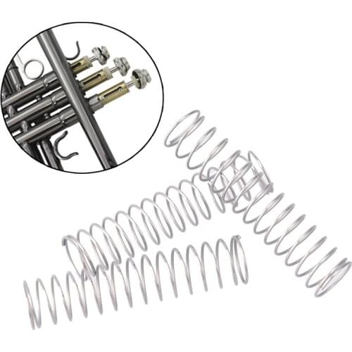 High Quality 3pcs Trumpet Piston Valve Spring Accessories Part Replacement Trumpet Spring Woodwind Instrument Parts