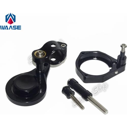 Waase Aluminium Steering Stabilizer Damper Mounting Bracket For BMW S1000RR S1000 RR K46 2009 2010 2011 2012 2013 2014 2015 2016