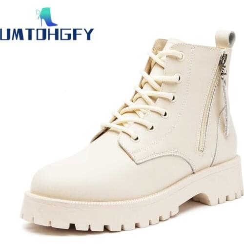 Womens Winter shoe Boots 2022 New Black Genuine Leather Ladies Short Boots Wool Warm Non-slip Student Girls Ankle Boots Zipper