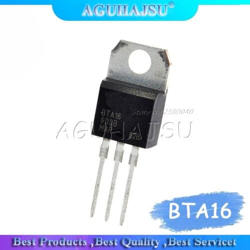 10pcs BTA16-600B TO-220 BTA16-600 TO220 16-600B BTA16 600V 16A TRIACS new and original