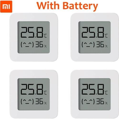 Xiaomi Mijia Bluetooth Thermometer 2 Wireless Smart Electric Digital Hygrometer Thermometer Humidity Sensor Work with Mijia APP