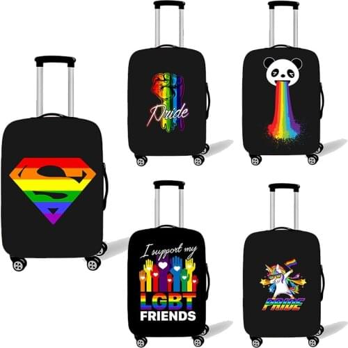 Love Is Love luggage cover travel accessories Lesbiane And Faggot wins anti-dust suicase cover trolley case covers