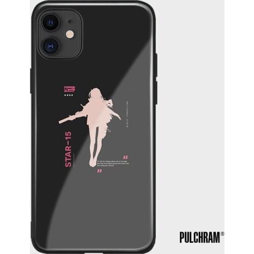 ST AR-15 Girls Frontline anime soft silicone glass Phone case cover shell for iPhone 6 6S 7 8 Plus X XR XS 11 Pro Max